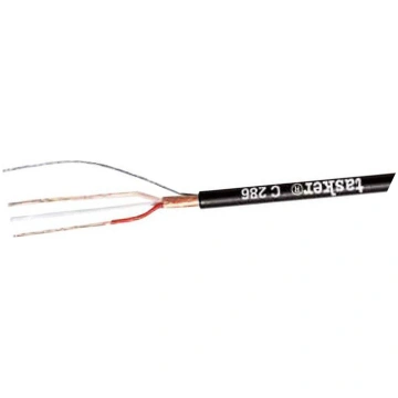 Wire: microphone cable; 2x0.22mm2; white; OFC; -15