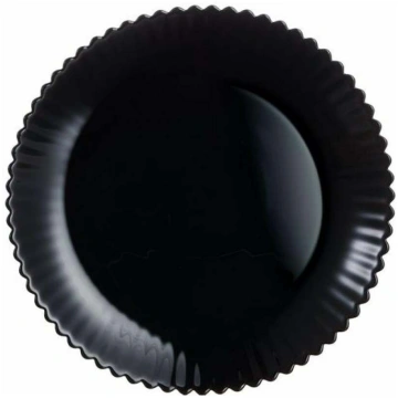 Šķīvis deserta Luminarc Bloom Black, 19 cm x 19 cm