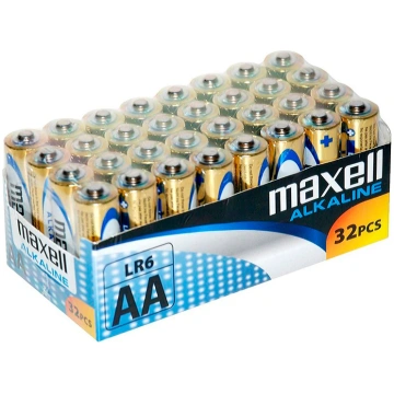 MAXELL - BATTERIA ALCALINA AA LR6 PACCO*32 UDS