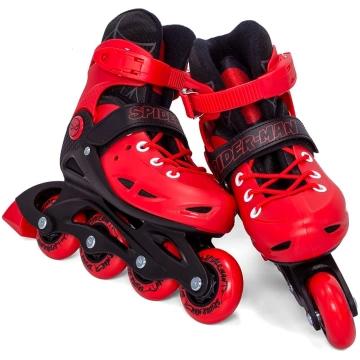 INLINE HARD BOOT ROLLER SKATES - SPIDER-MAN - SIZE