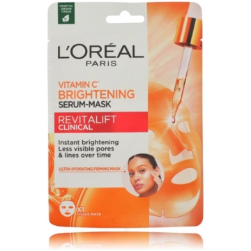 L"OREAL Revitalift Clinical lokšņu sejas maska ar 