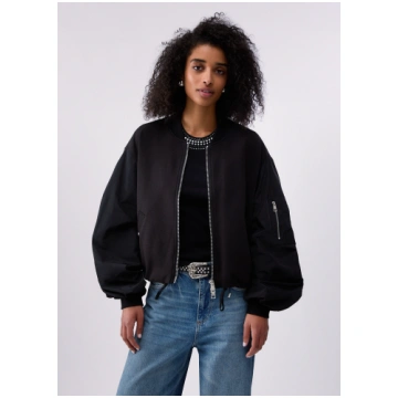 Bomber jacket with drawstring LIUJO