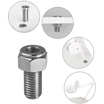 Lampas-lupas turētājs Tube inox ACTIVESHOP