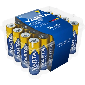 VARTA AA | LR06 | Alkaline Longlife Power CVP24 24