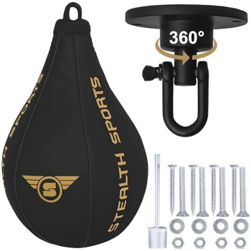 Speed Ball Boxen - MMA Speed Bag & Hanging Swivel 