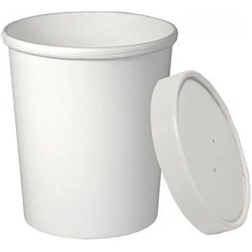 Papīra konteineris 770ml balts Papīra konteineri 9