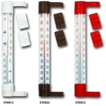 Terdens Window thermometer 24cm brown (0358) ( 358