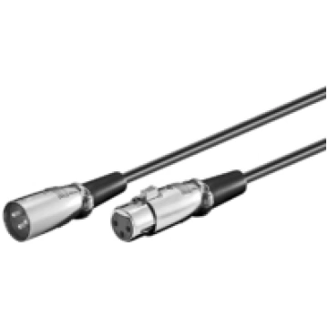 MicroConnect Kabel XLR - XLR 2m czarny (XLRMF2) XL