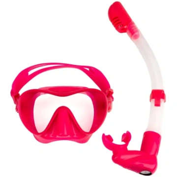 Snorkelēšanas komplekts Scorpena, rozais