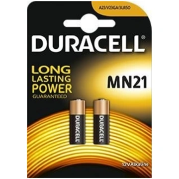23A baterijas 12V Duracell Alkaline MN21 iepakojum