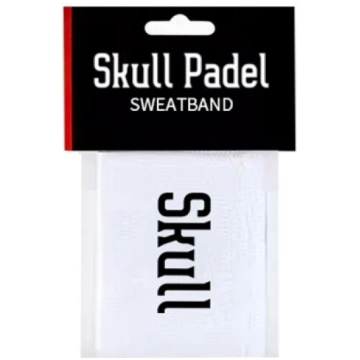 SKULL PADEL M sviedru aproce balta (wristband) SP-