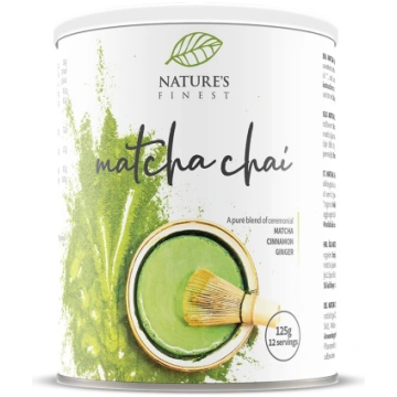 NATURE"S FINEST Matcha Chai Latte pulveris 125g