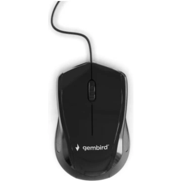MOUSE USB OPTICAL/BLACK MUS-3B-02 GEMBIRD