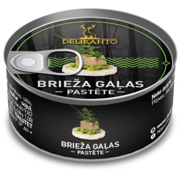 Delikanto, brieža gaļas pastētes konservs, 200g