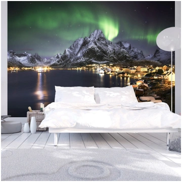 Fototapete Artgeist Aurora borealis, 245 cm x 350 