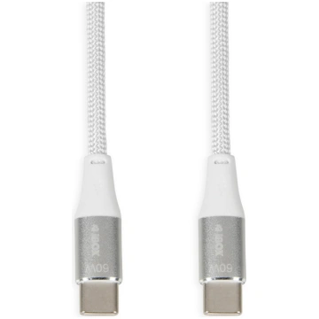 iBOX IKUTC USB-C kabelis 60W 2m balts