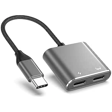USB C un AR briļļu uzlādes un spēļu adapteris ar 1