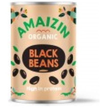 Melnās pupiņas, konservētas BIO 400g AMAIZIN