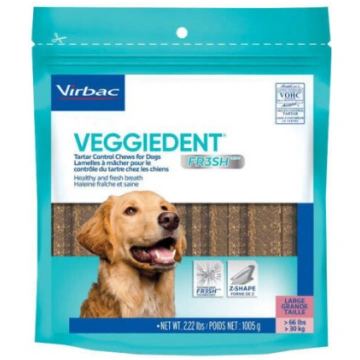 VIRBAC Veggiedent Fresh košļājamais našķis suņiem,