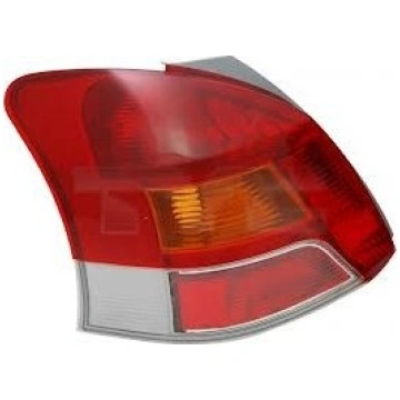 TT Yaris 09- aizmugures lukturis LED dzeltens pagr