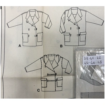 Burda Sewing Pattern - Double-Breasted Jackets