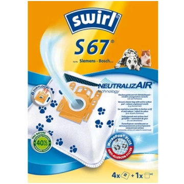 Putekļu maisiņš Swirl S 67 NeutralizAir MELITTA