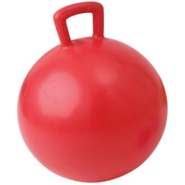 Gymnastic ball with handle 55cm red 531TRPR133