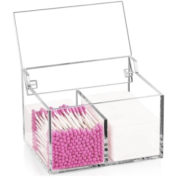 COKWEL Cotton Buds konteiners, akrila kosmētikas k