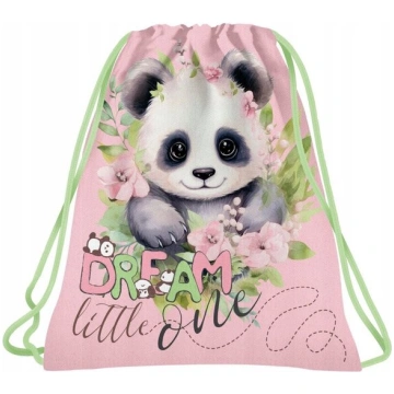 Mugursoma kurpēm ar Pandas lāci meitenei uz skolu 