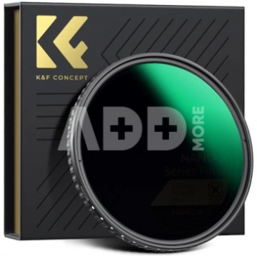 K&F Concept 62mm XV40 Nano-X Variable ND Filter, N