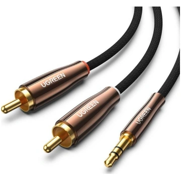Kabelis Ugreen Jack 3.5mm - Rca (cinch) X2 2m Meln