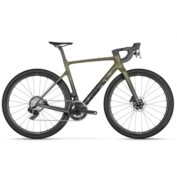 Scott Addict Gravel 40 Khaki Green / Carbon Black 