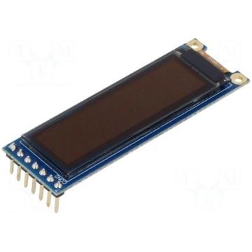 Display: OLED | graphical | 1.71" | 128x32 | Dim: 