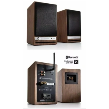 Bezvadu galda skaļruņi Audioengine HD4 Walnut — ak