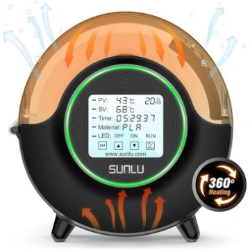 SUNLU oficiālais filamenta žāvētājs S2 ar ventilat