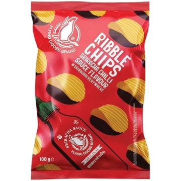 FLYING GOOSE Ribble Chips Sriracha Chilli, kraukšķ