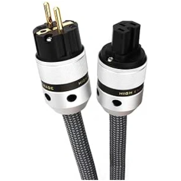 Monosaudio HiFi strāvas kabelis 16 mm 1 m / 3,3 pē