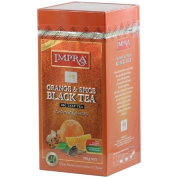 Impra Orange & Spice Black Tea Flavoured beramā li