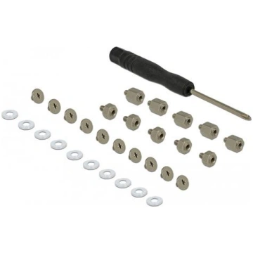 Delock Mounting kit for M.2 SSD / module, 31-piece