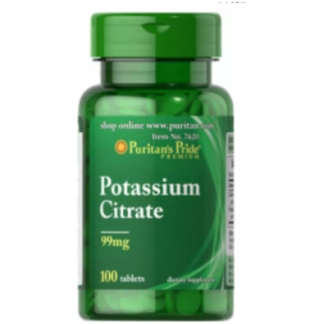 Potassium Citrate 99 mg Puritan"s Pride 100 tab