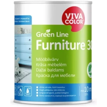 VIVACOLOR GL Furniture 30 A 0.9L Pusmatēta krāsa m