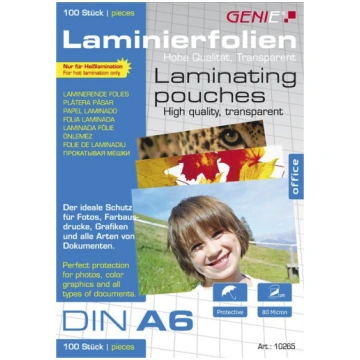 Genie GENIE Laminiertaschen 100 A6 - Folien ( 4015