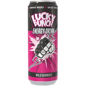 Enerģijas dzēriens Lucky Punch Wild berries 0.33l