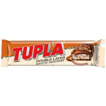 Šok. batoniņš piena ar mandelēm White Nougat 48g, 