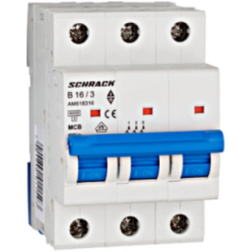 Miniature Circuit Breaker (MCB) AMPARO 6kA, B 16A,