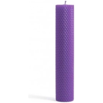 Maza violeta svece no vaska plātnes