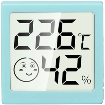 Fafeicy Temperatur- und Luftfeuchtigkeitsmesser, A