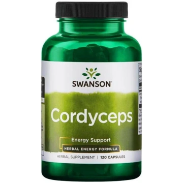 SWANSON Cordyceps 600 mg (120 kapsulas)
