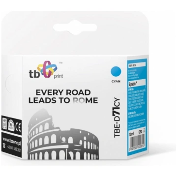 Ink TBE-D71CY (Epson T071240) Cyan 100% new | TBE-