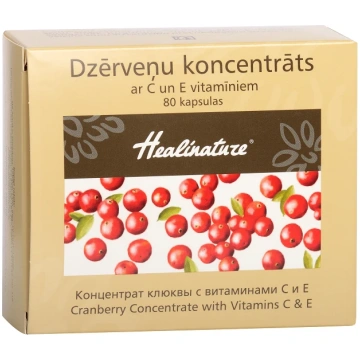Healinature® Dzērveņu koncentrāts ar C un E vitamī